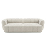 Burntwood Light Brown Chenille PWR Slider Sofa from Ashcroft Furniture - Luna Furniture