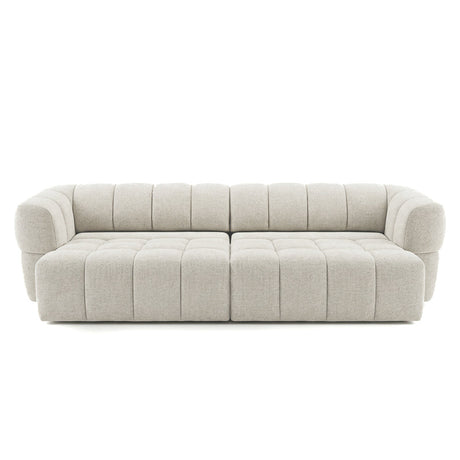 Burntwood Light Brown Chenille PWR Slider Sofa from Ashcroft Furniture - Luna Furniture