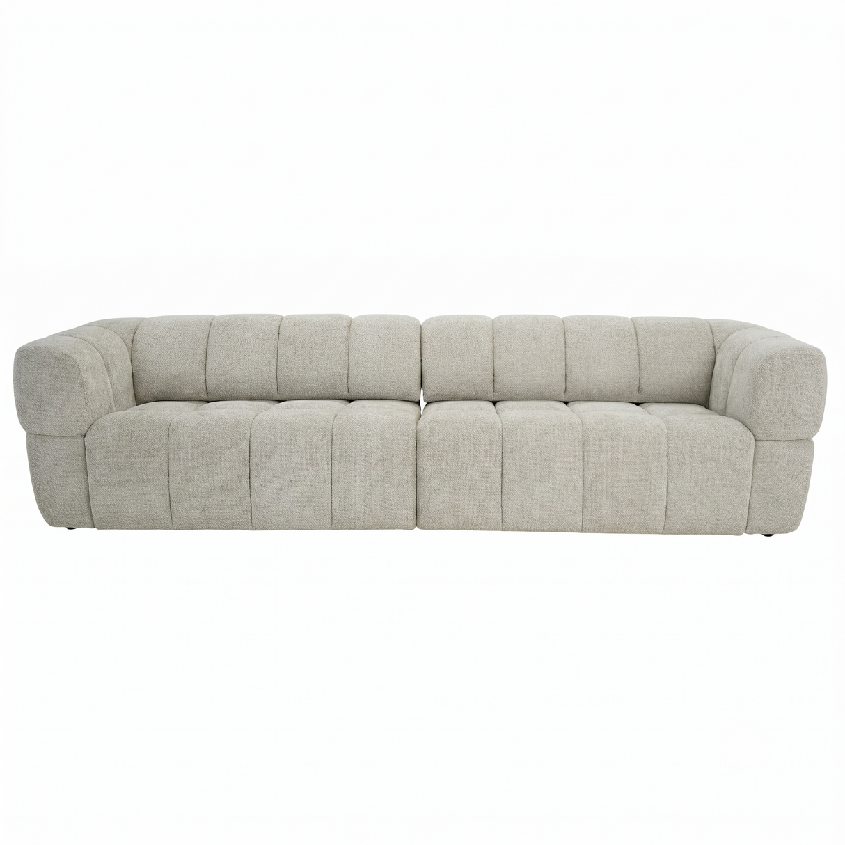Burntwood Light Brown Chenille PWR Slider Sofa from Ashcroft Furniture - Luna Furniture