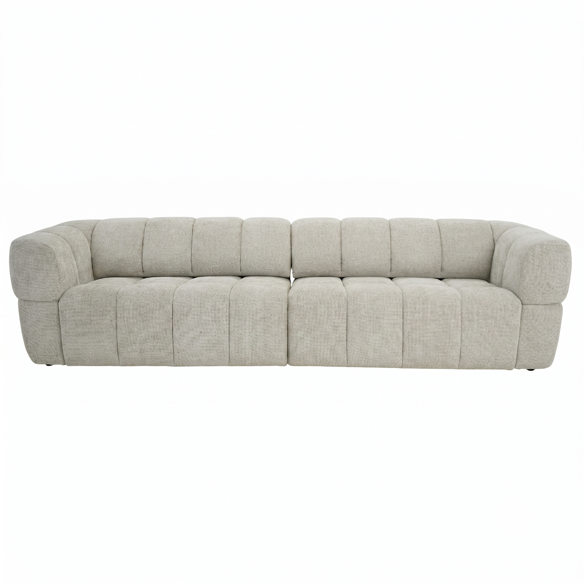 Burntwood Light Brown Chenille PWR Slider Sofa from Ashcroft Furniture - Luna Furniture