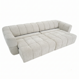 Burntwood Light Brown Chenille PWR Slider Sofa from Ashcroft Furniture - Luna Furniture