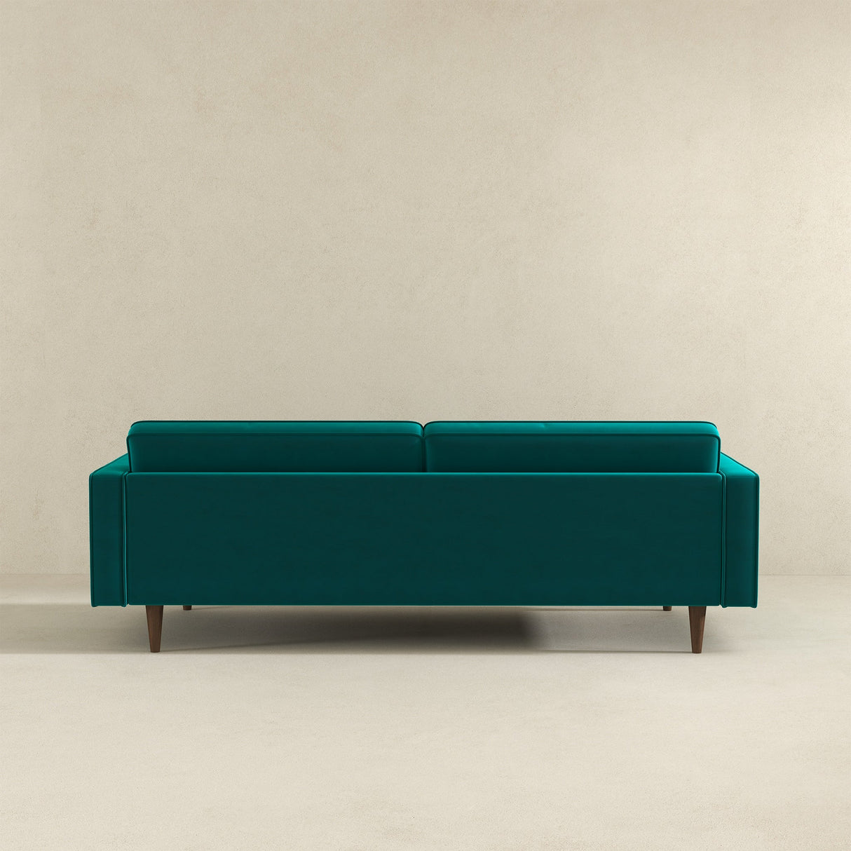 Casey Tufted Back Teal Velvet Upholstered Sofa from Ashcroft Furniture - Luna Furniture