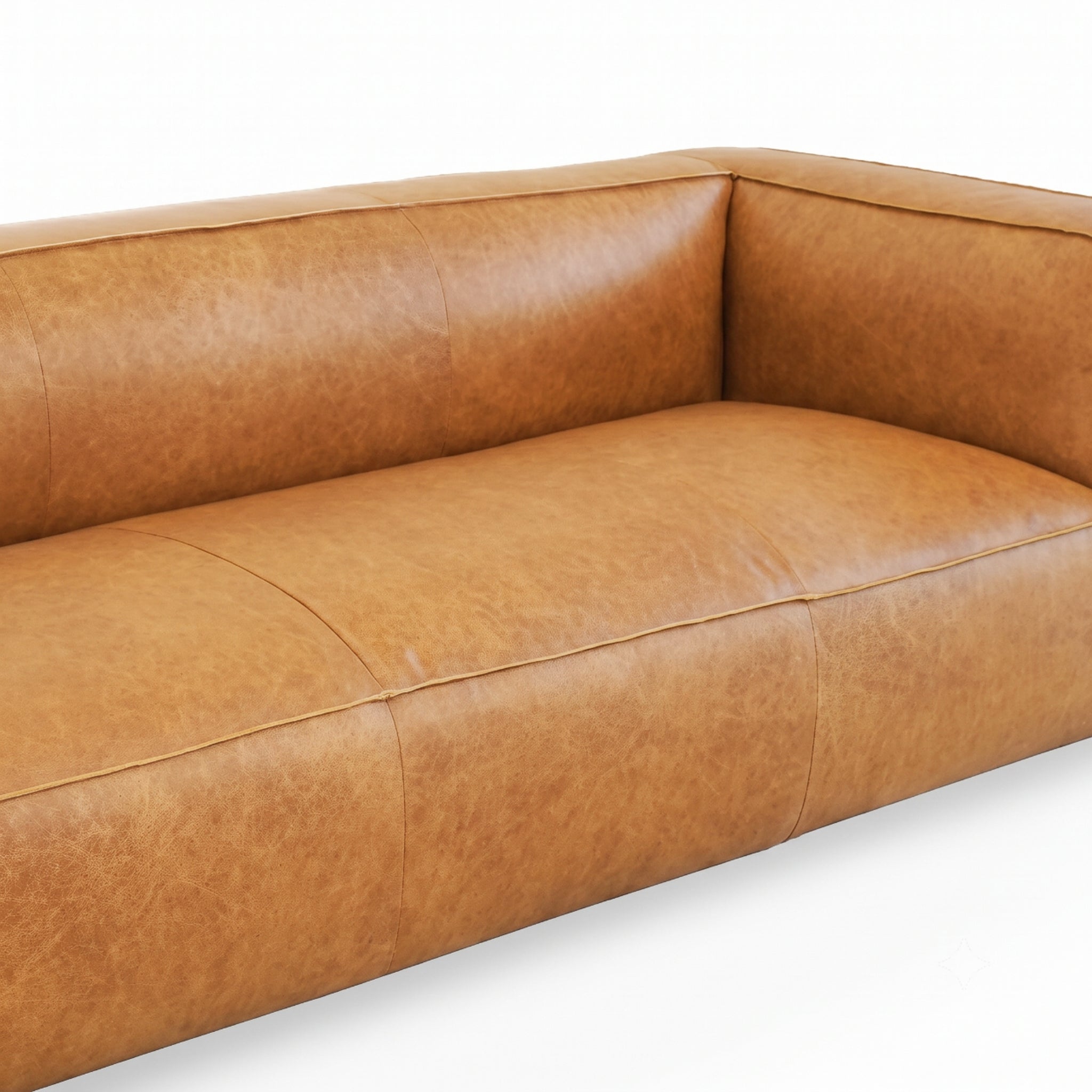 Colton Tan Leather Sofa from Ashcroft Furniture - Luna Furniture