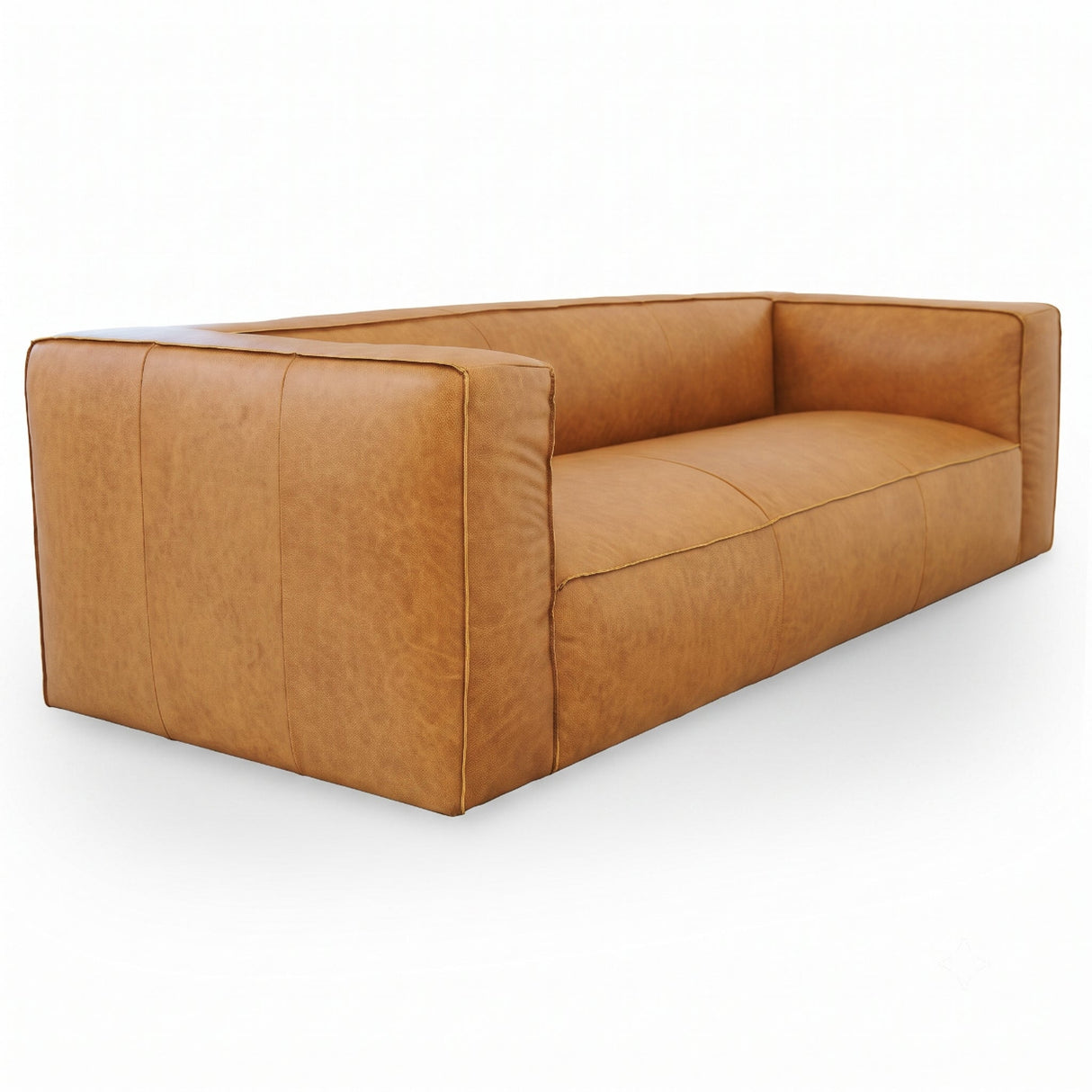 Colton Tan Leather Sofa from Ashcroft Furniture - Luna Furniture