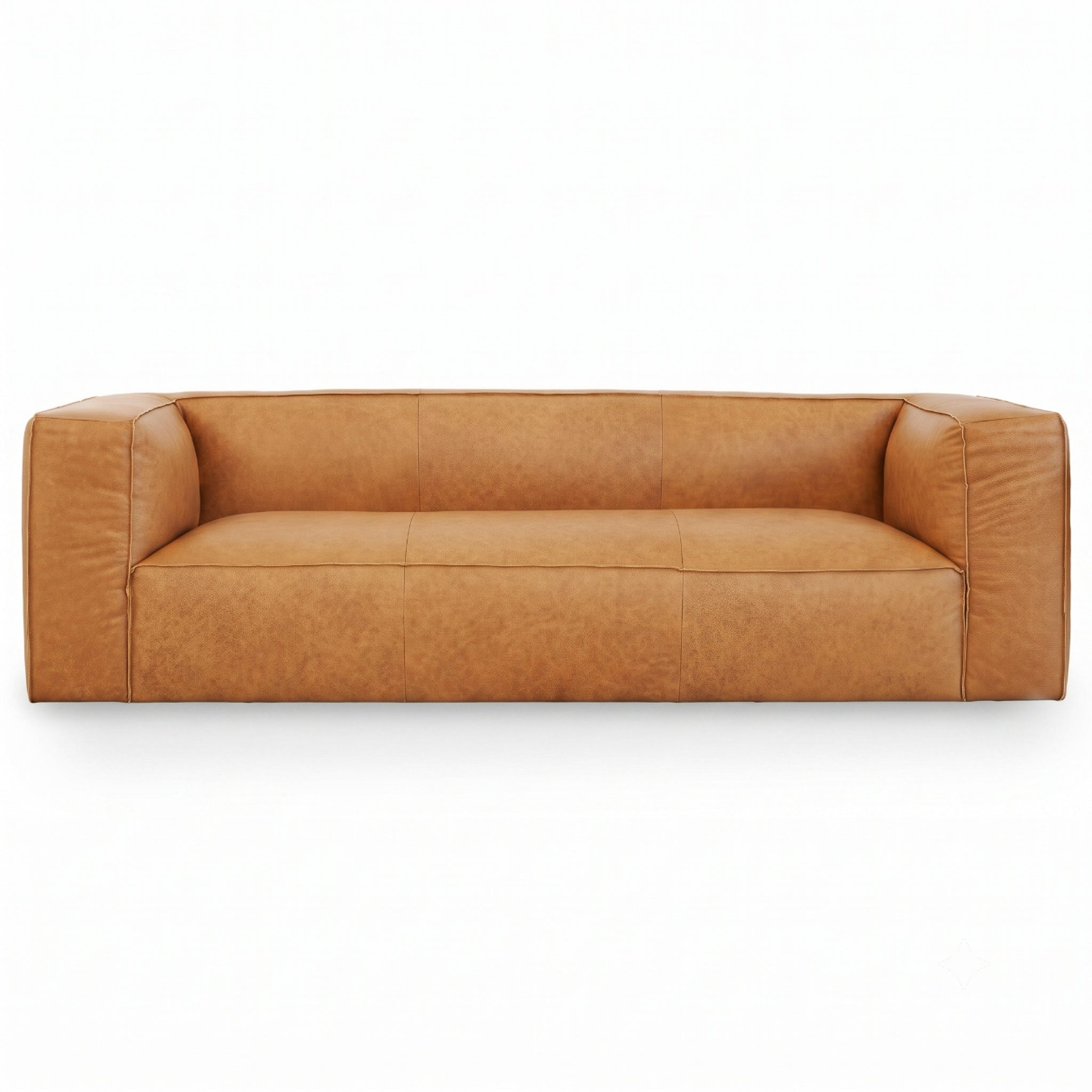Colton Tan Leather Sofa from Ashcroft Furniture - Luna Furniture