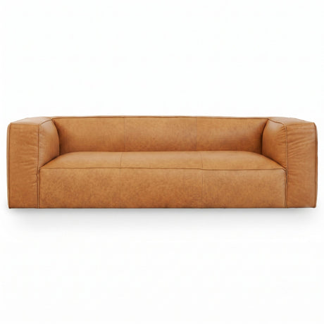 Colton Tan Genuine Leather Sofa from Ashcroft Furniture - Luna Furniture