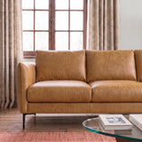 Cooperstown Tan Leather Sofa from Ashcroft Furniture - Luna Furniture