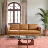 Cooperstown Tan Leather Sofa from Ashcroft Furniture - Luna Furniture