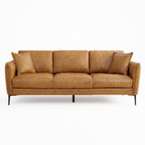 Cooperstown Tan Leather Sofa from Ashcroft Furniture - Luna Furniture