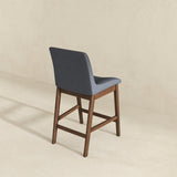 Langlade Fabric Upholstered Counter Stool in Gray (Set of 2) from Ashcroft Furniture - Luna Furniture
