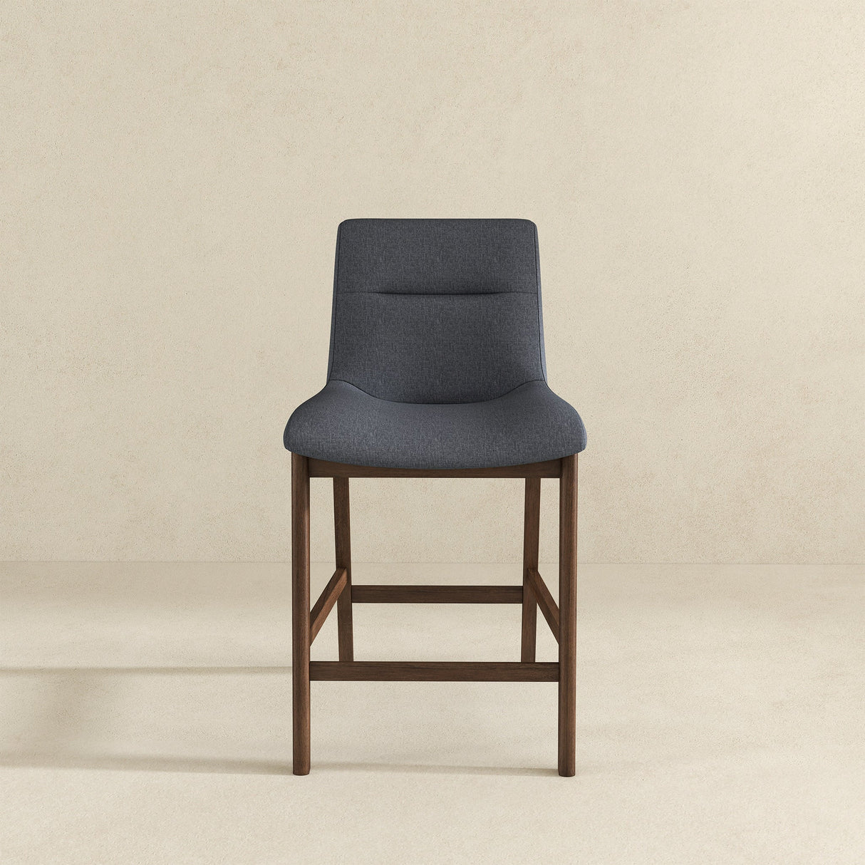 Langlade Fabric Upholstered Counter Stool in Gray (Set of 2) from Ashcroft Furniture - Luna Furniture