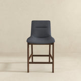 Langlade Fabric Upholstered Counter Stool in Gray (Set of 2) from Ashcroft Furniture - Luna Furniture