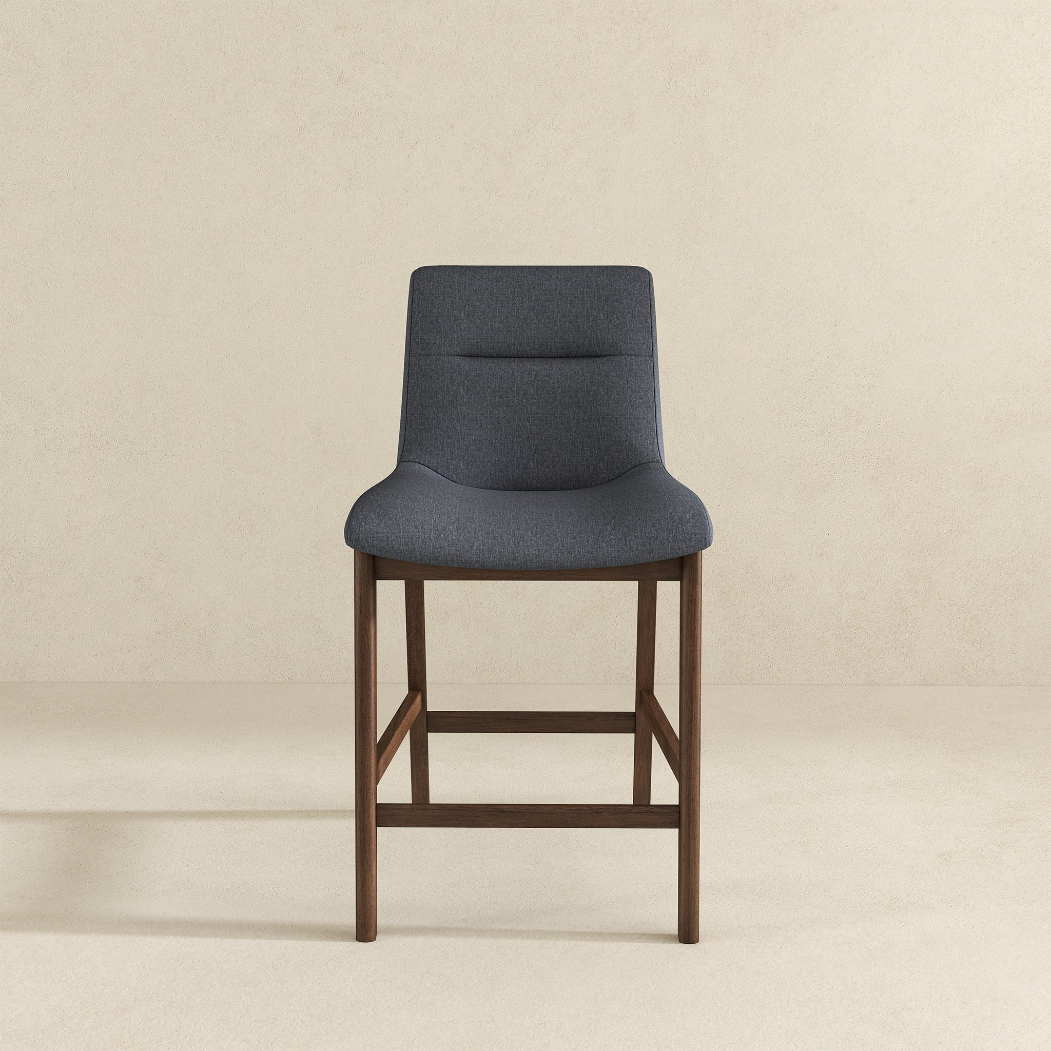 Langlade Fabric Upholstered Counter Stool in Gray (Set of 2) from Ashcroft Furniture - Luna Furniture