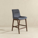 Langlade Fabric Upholstered Counter Stool in Gray (Set of 2) from Ashcroft Furniture - Luna Furniture