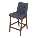 Langlade Fabric Upholstered Counter Stool in Gray (Set of 2) from Ashcroft Furniture - Luna Furniture