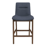 Langlade Fabric Upholstered Counter Stool in Gray (Set of 2) from Ashcroft Furniture - Luna Furniture
