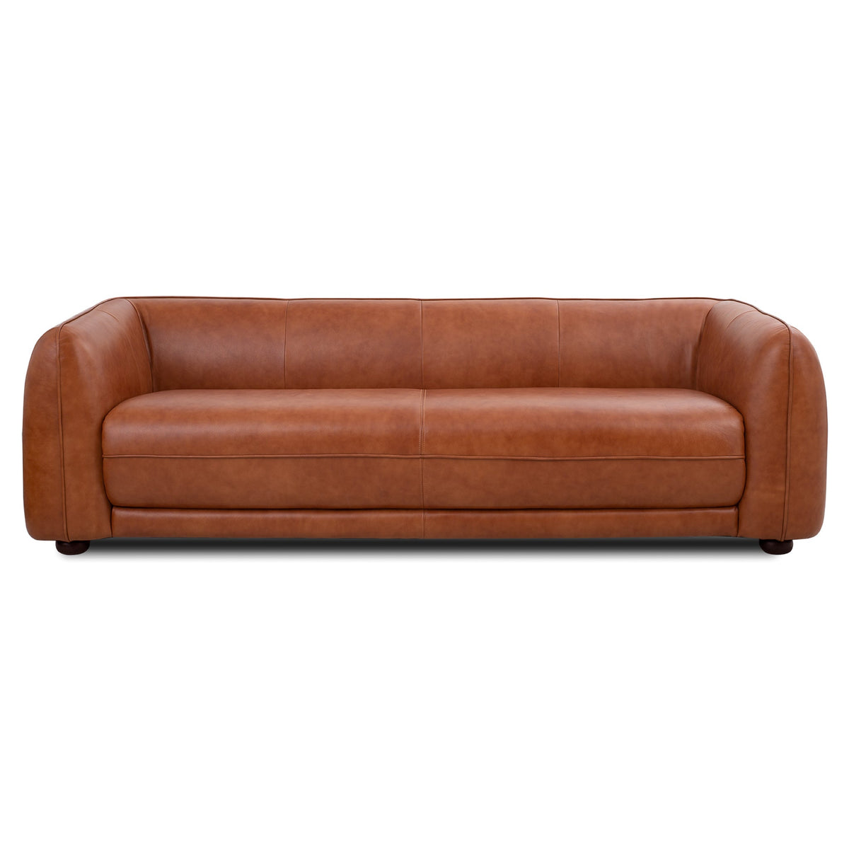 Maine Brown Leather Sofa from Ashcroft Furniture - Luna Furniture