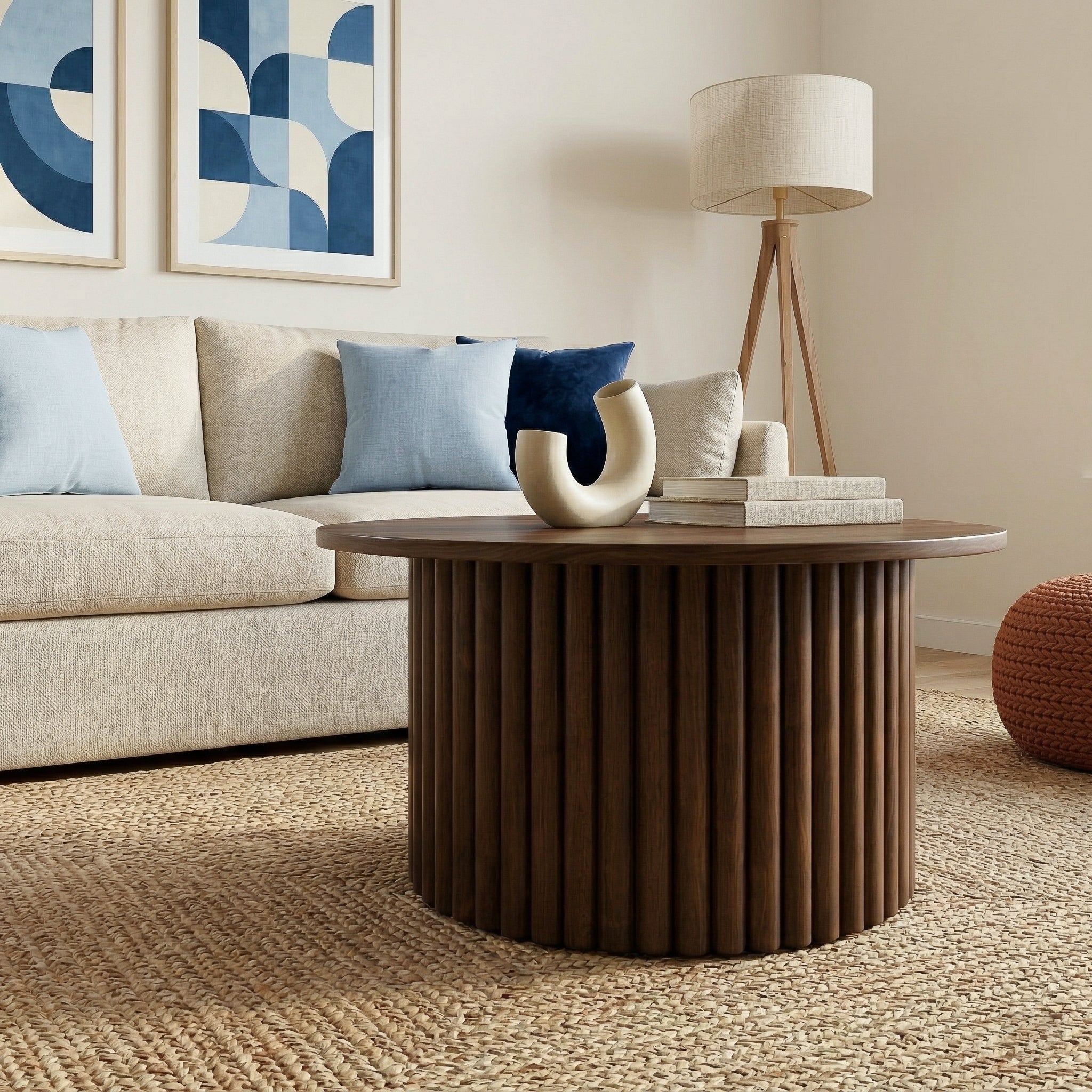 Merlin Coffe Table in Walnut from Ashcroft Furniture - Luna Furniture
