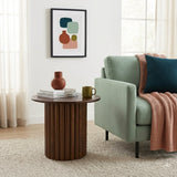Merlin End Table in Walnut from Ashcroft Furniture - Luna Furniture