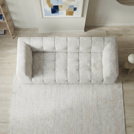 Swain Beige Boucle Modern Sofa from Ashcroft Furniture - Luna Furniture