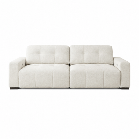 Corston Beige Linen PWR Slider Sofa from Ashcroft Furniture - Luna Furniture