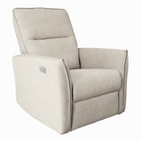 Asheville Cream Suede Recliner Chair from Ashcroft Furniture - Luna Furniture