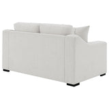 Ashlyn Sand 2-Piece Upholstered Track Arm Living Room Set from Coaster - Luna Furniture