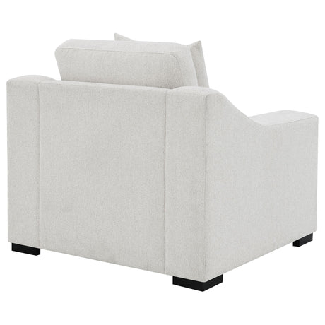 Ashlyn Sand 3-Piece Upholstered Track Arm Living Room Set from Coaster - Luna Furniture