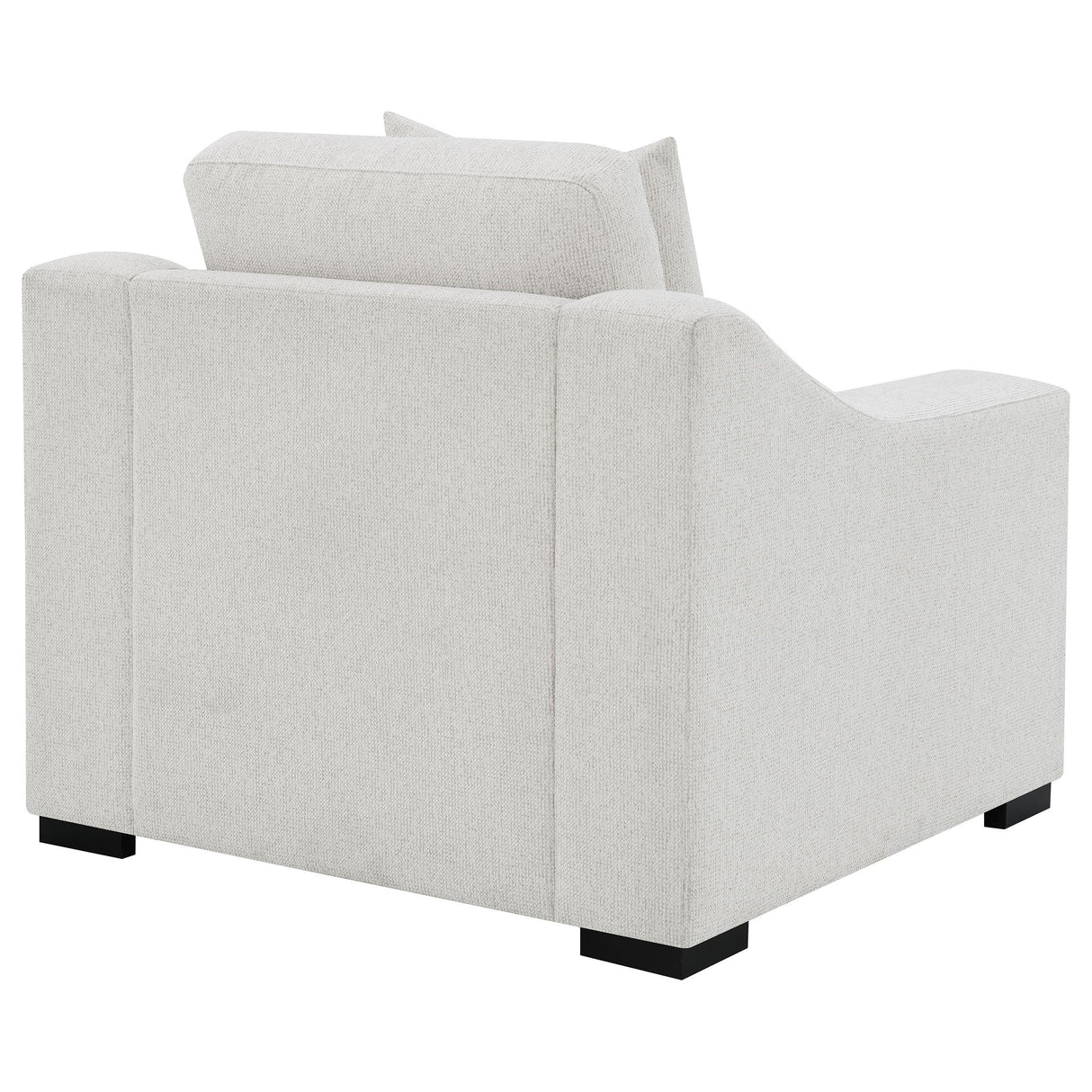 Ashlyn Sand Fabric Upholstered Track Arm Accent Chair from Coaster - Luna Furniture