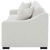 Ashlyn Sand Fabric Upholstered Track Arm Sofa from Coaster - Luna Furniture