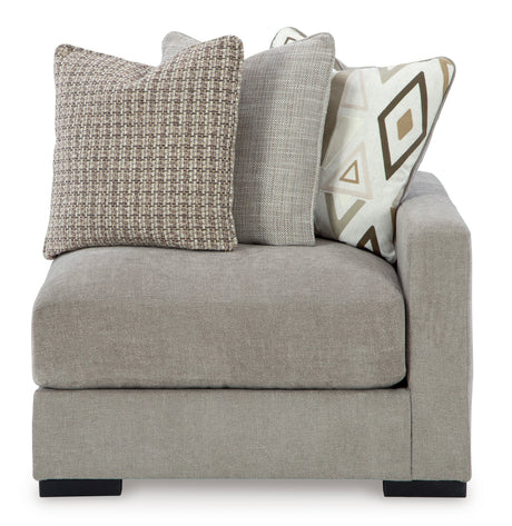 Aslan Court Pebble 3-Piece LAF Chaise Sectional from Ashley - Luna Furniture