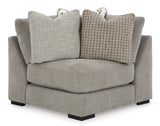 Aslan Court Pebble 6-Piece Sectional with Ottoman from Ashley - Luna Furniture