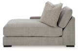 Aslan Court Pebble Left-Arm Facing Corner Chaise from Ashley - Luna Furniture