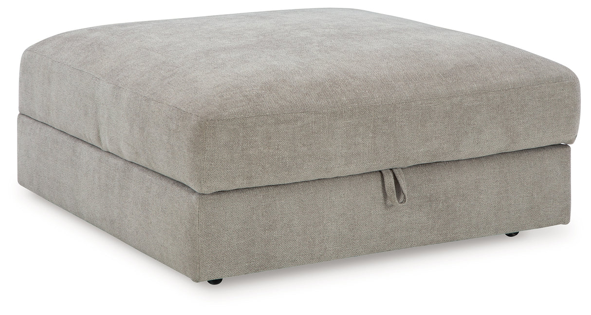 Aslan Court Pebble Ottoman With Storage from Ashley - Luna Furniture