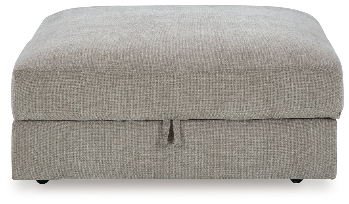 Aslan Court Pebble Ottoman With Storage from Ashley - Luna Furniture