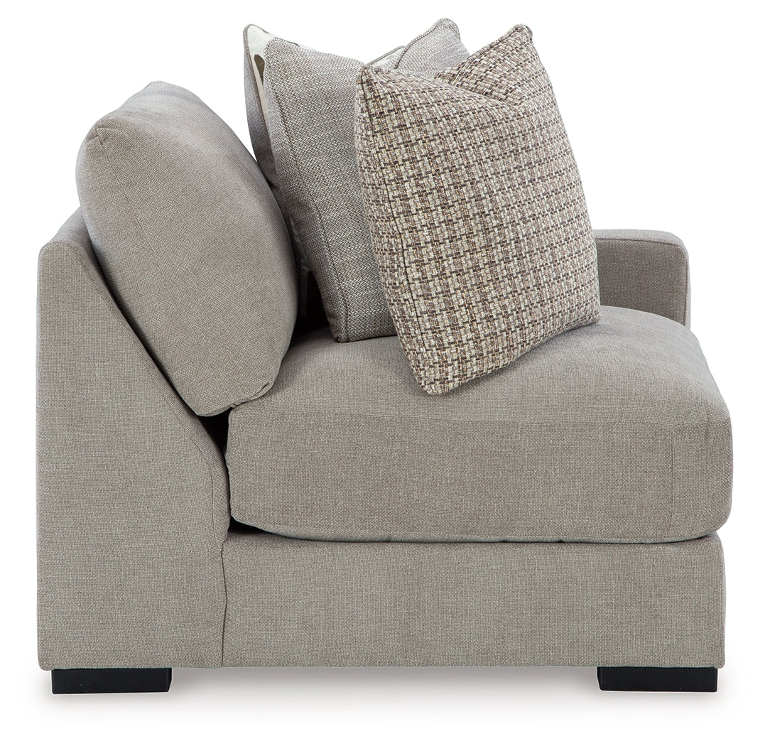 Aslan Court Pebble Right-Arm Facing Corner Chair from Ashley - Luna Furniture
