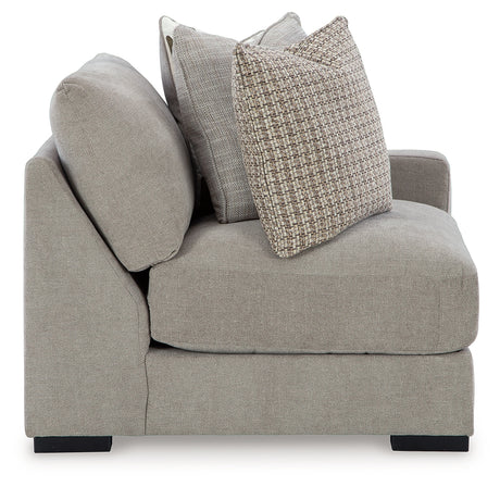 Aslan Court Pebble Right-Arm Facing Corner Chair from Ashley - Luna Furniture