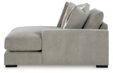 Aslan Court Pebble Right-Arm Facing Corner Chaise from Ashley - Luna Furniture