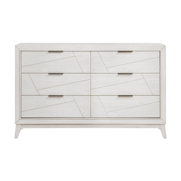 Asteria Antique White Dresser