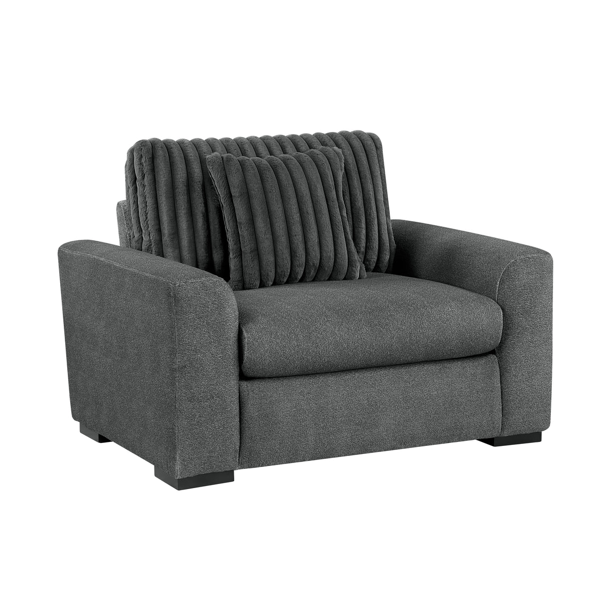 Athena Dark Gray Chair from Homelegance - Luna Furniture