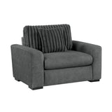 Athena Dark Gray Chair from Homelegance - Luna Furniture