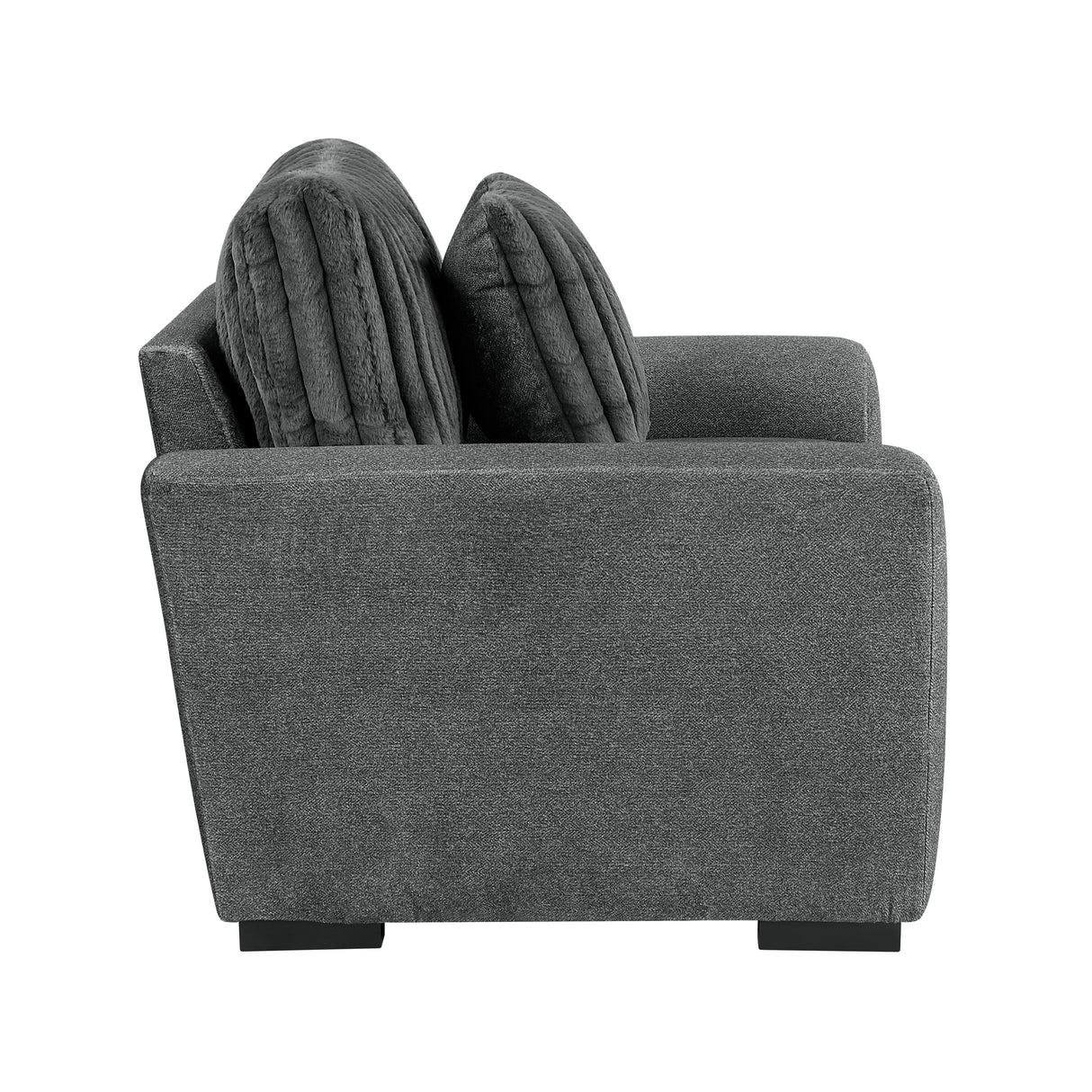 Athena Dark Gray Chair from Homelegance - Luna Furniture