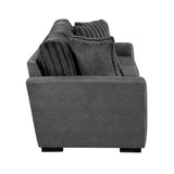 Athena Dark Gray Sofa and Loveseat from Homelegance - Luna Furniture