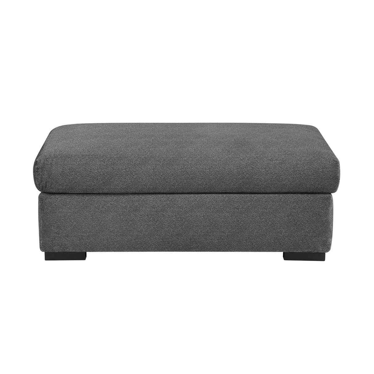 Athena Dark Gray Ottoman from Homelegance - Luna Furniture