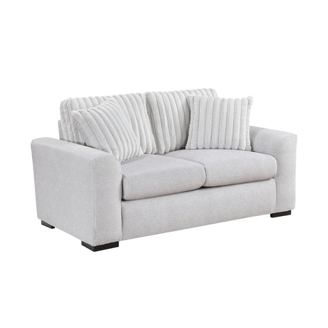 Athena Gray Loveseat from Homelegance - Luna Furniture