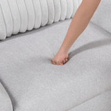 Athena Gray Loveseat from Homelegance - Luna Furniture