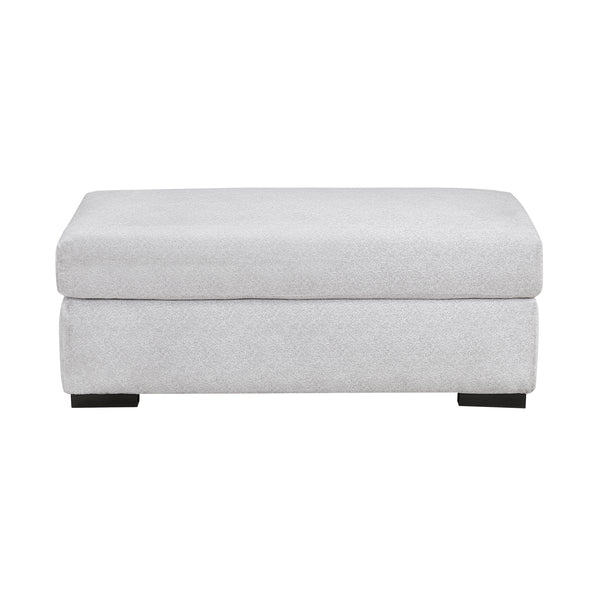 Athena Gray Ottoman