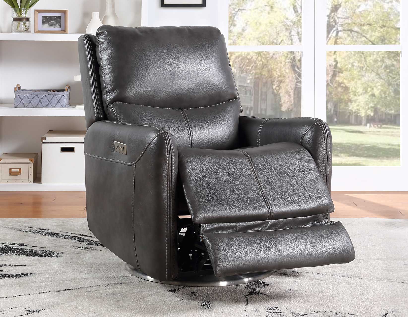 Steve Silver Athens Triple-Power 360-Degree Swivel Motion Chair