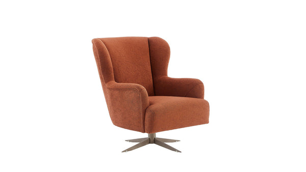 Atlanta Peru Brick Swivel Chair