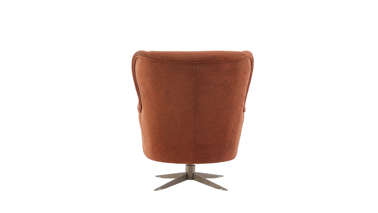 Atlanta Peru Brick Swivel Chair from Bellona - Luna Furniture